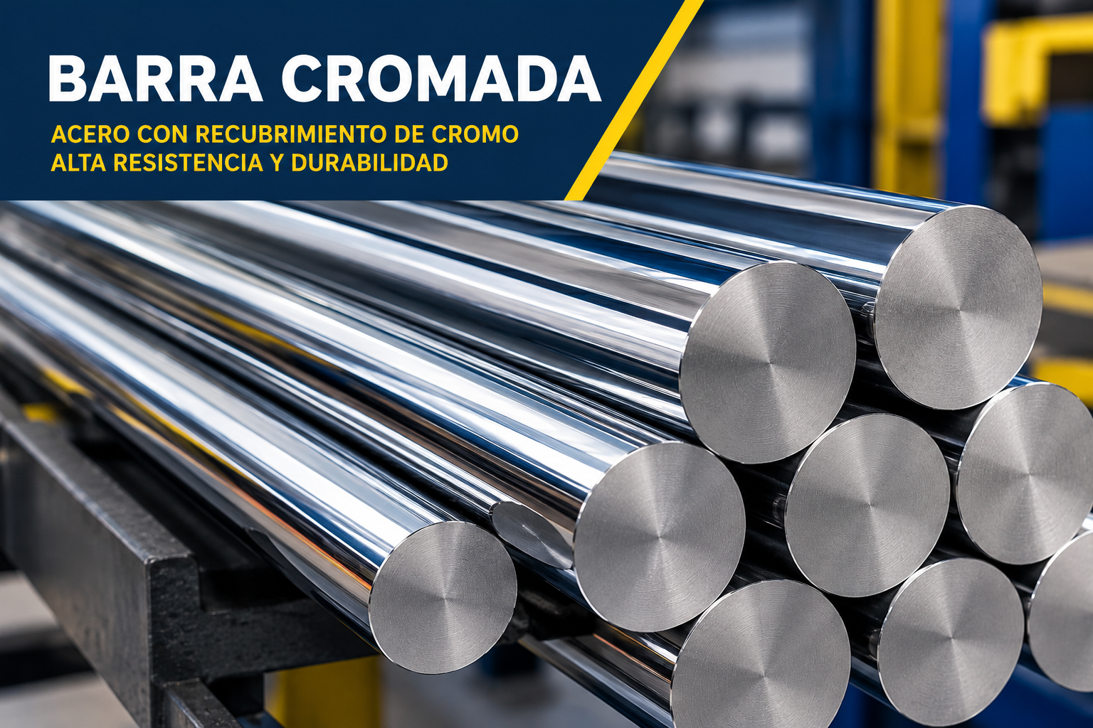 tubo honeado y barra cromada